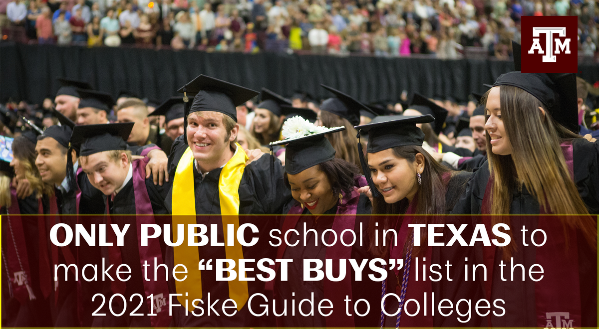 Aggie_GR's tweet photo. #WHOOP! @TAMU is the ONLY public college in #Texas to the make the national top 20 "Best Buys" list for the 2021 Fiske Guide to Colleges. 

The listing cites the best U.S. colleges that offer a superior education for the most #affordable cost. #txlege https://t.co/Wnh5MZAp46 https://t.co/PYEL8r18fc