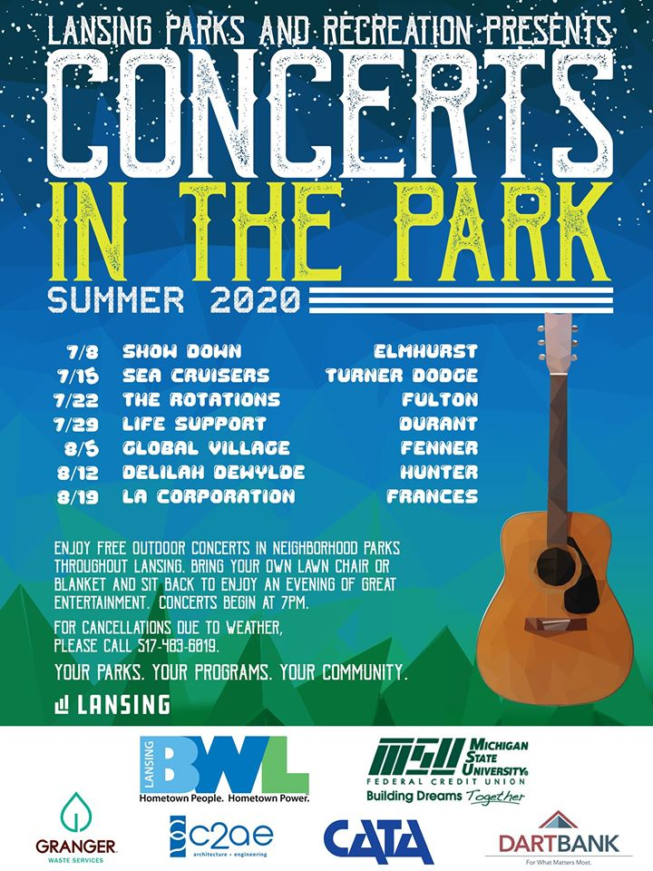 CrowneLansing's tweet photo. It's a beautiful day for a summer concert! Tonight the Sea Cruisers bring the sounds of the 50s, 60s, &amp; 70s to the grounds of the Turner-Dodge House &amp; Heritage Center. Check out the full list of FREE Wednesday concerts presented by @LansingParksRec! 🎶🌞🧺🌳 https://t.co/hh7Qqp23gg