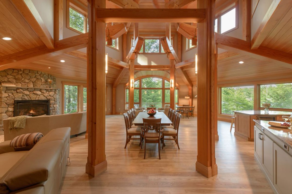 Lakefront Escapes - a specialty. #waterfront #architecture #construction meridiannh.com/residential-co…