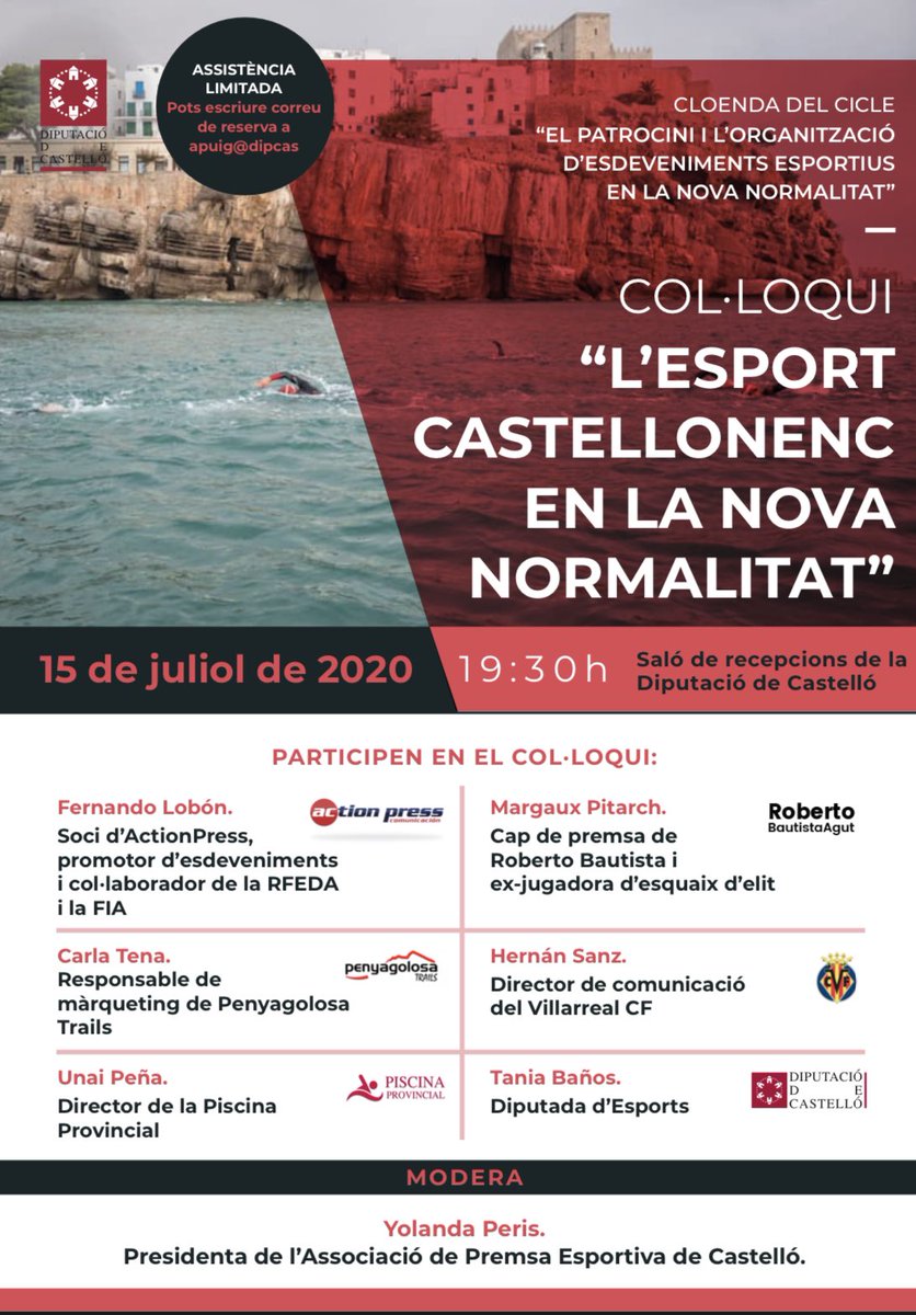 noticies_d's tweet photo. 💬 Carla Tena (responsable de marketing de la @PenyagolosaTr) "La gente tiene muchas ganas de correr"
#coloqui #Lesportcastellonencenlanovanormalitat @dipcas @DipuEsport https://t.co/hNk1LM8USy