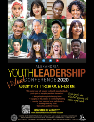 MrsHawnatACHS's tweet photo. Alexandria Youth Leadership Conference (rising gr 9 - 12) Aug 11-13 https://t.co/AHrqsuXKAK
Topics: Navigate thru challenging times, Engage in community healing, Learn from inspiring youth leaders, Build advocacy skills, Network and interview with prominent local leaders. https://t.co/if5QCk4ZKn