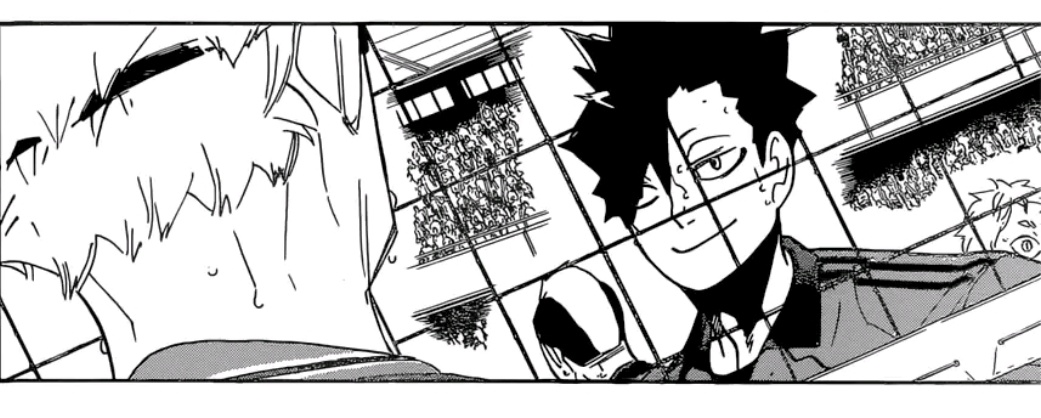 Kuroo has a lot of amazing character depth, but he doesn't actually have much character development* OUTSIDE of that backstory of him and Kenma as kids. He had his development prior to Haikyuu. Instead, he became someone that plays a role in aiding other characters' developments.