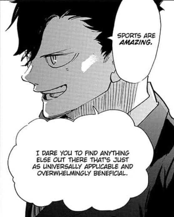 Kuroo's character had always been about his love for volleyball. From the very beginning to the the very end, literally. He's an extremely consistent character, more than just his looks and witty antics. I'm so proud of him. Thank you Furudate for such an amazing character. 