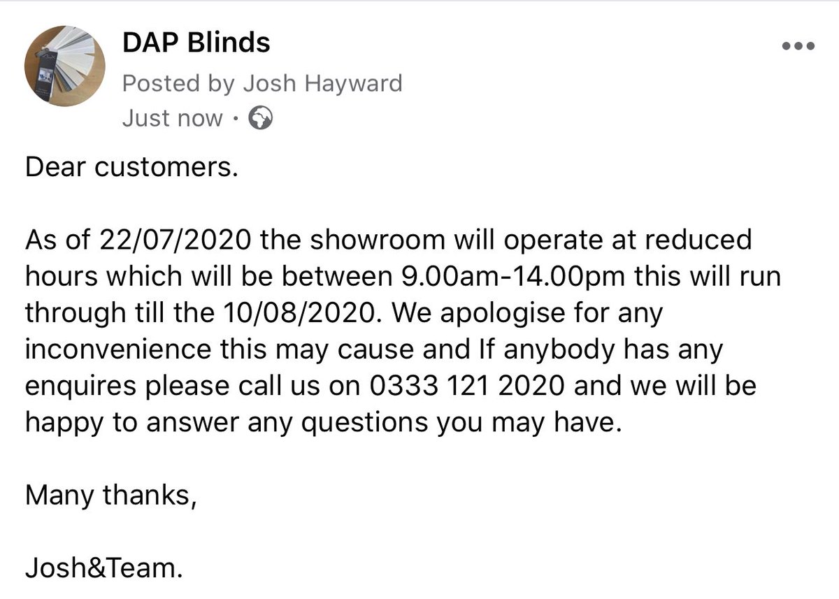 DAP Blinds Ltd (@dapblindsltd) on Twitter photo 