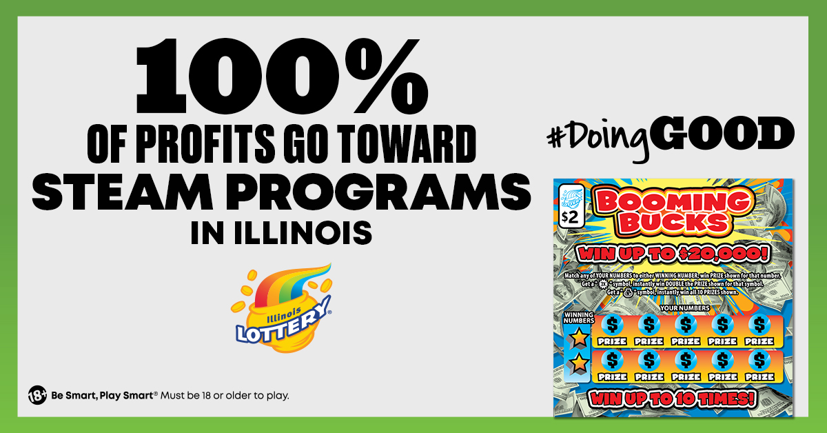 ISBEnews's tweet photo. Support STEAM education in Illinois schools with the @IllinoisLottery’s new specialty ticket – Booming Bucks! 100% of the profits will fund STEAM Programs in Illinois. Learn more: https://t.co/PP416wkx3F https://t.co/2fMi3pJsJi