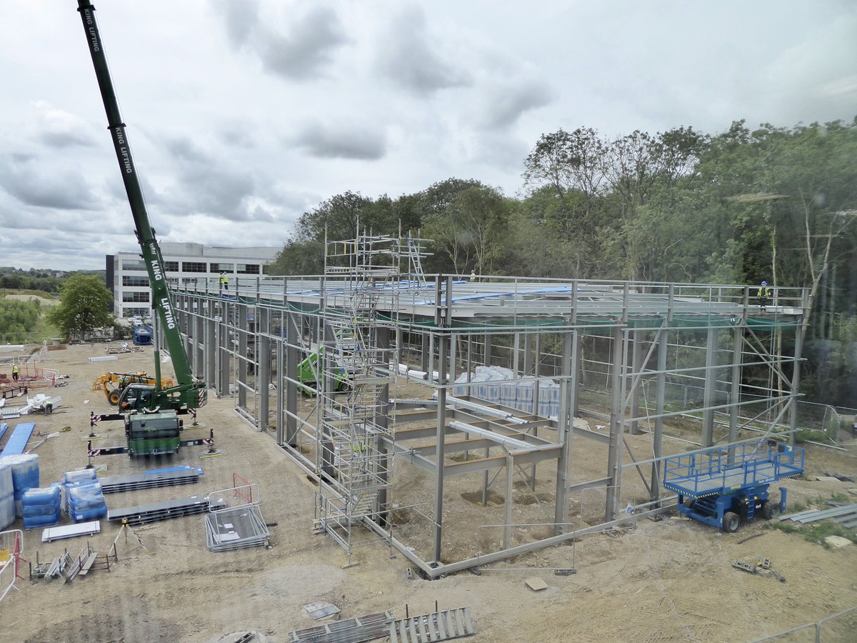Erlandr's tweet photo. Adding to the portfolio of spaces, Modus taking shape @Harlow_SP @VINCIConstruc @Wrenbridge https://t.co/8Il17uuqDt