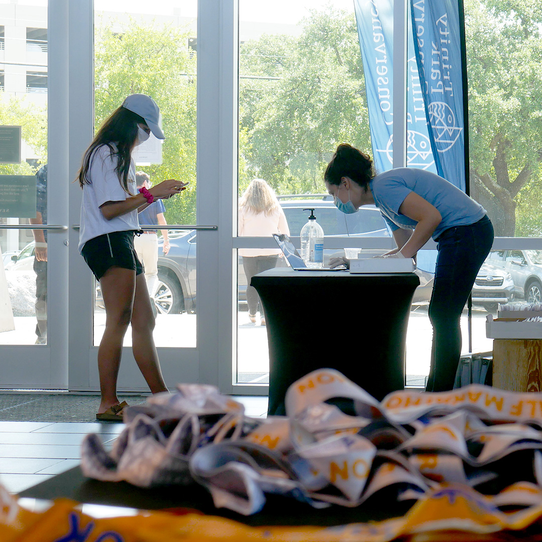 allouttrinity's tweet photo. We had a great time meeting our runners last Saturday and yesterday at @SewellSubaru for packet pickup. Thank you to our #TrinityRiverLeveeRun and #AllOutTrinity family for your patience and understanding this year. Congratulations again to all of our 2020 virtual race winners! https://t.co/YliGQqPdE8