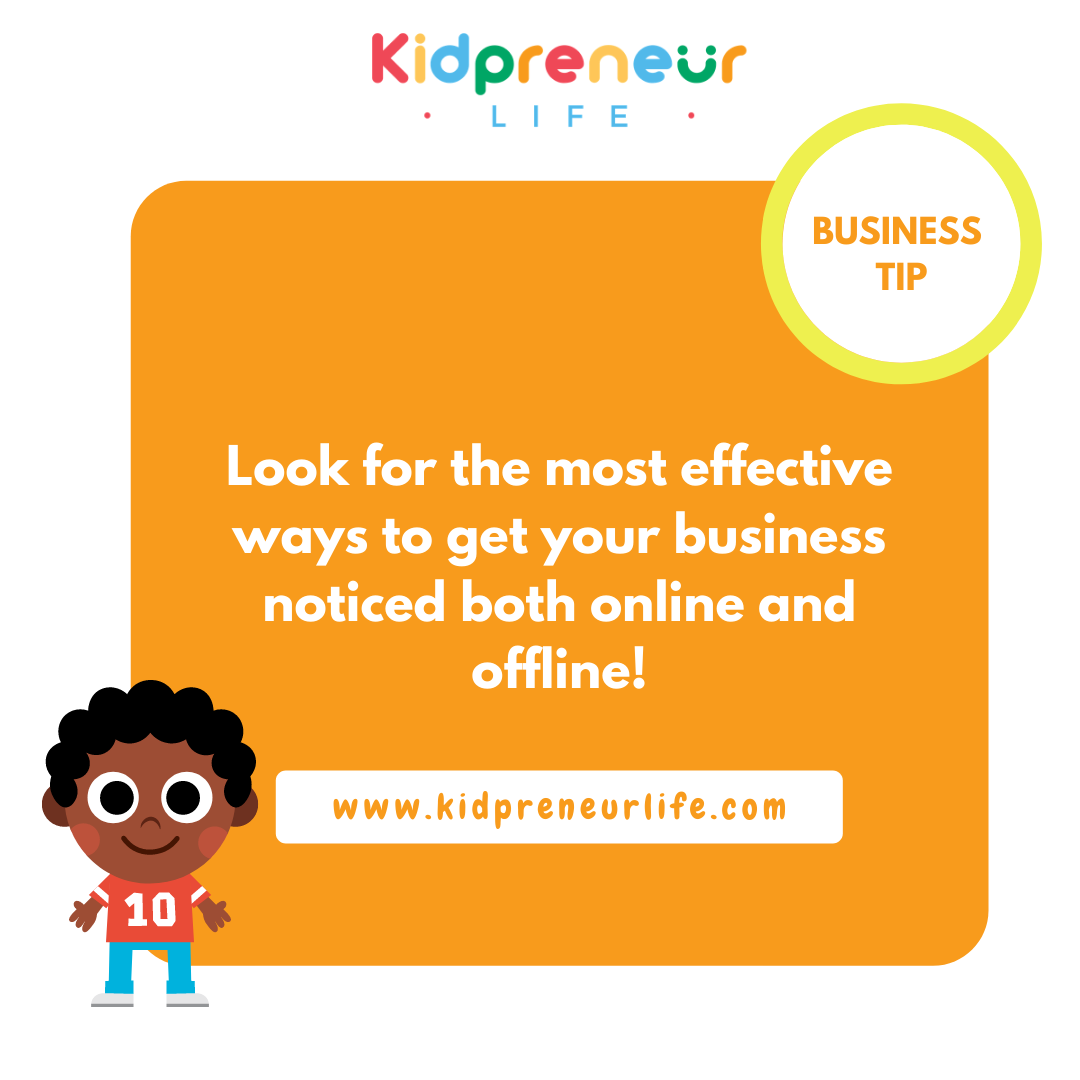 KidpreneurLife's tweet photo. One of the best ways of bringing in customers is to have them know where they can purchase your items! With adult supervision, creating a page on the social media outlet of your choice can help you to sell your products and gain great customers!

#Kidpreneurlife #kidceo #kidmogul https://t.co/pQIwEpPr4e