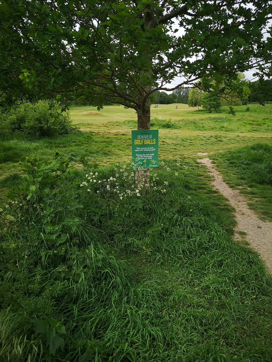 SouthendGC's tweet photo. The course keeping to the COVID rules. https://t.co/y9qTbc35CX