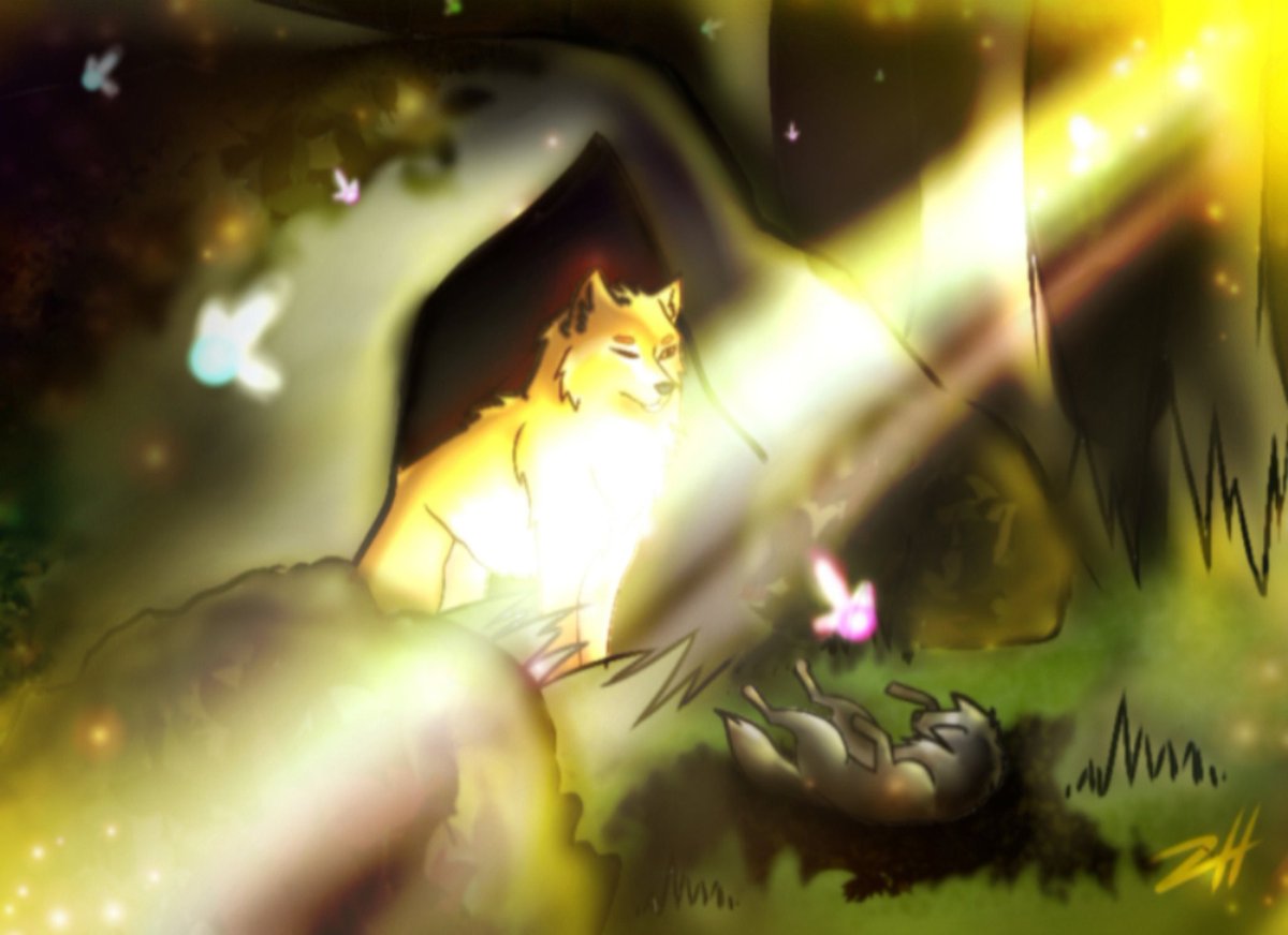 zhstudioart's tweet photo. Golden Wolf and Baby Wolf #Link from #twilightprincess #LegendOfZelda. Drawn on #ibisPaintX.

#artistsoflegend #furry #cutedog #puppy #digitalart #ArtistOnTwitter https://t.co/euMTSETFPA