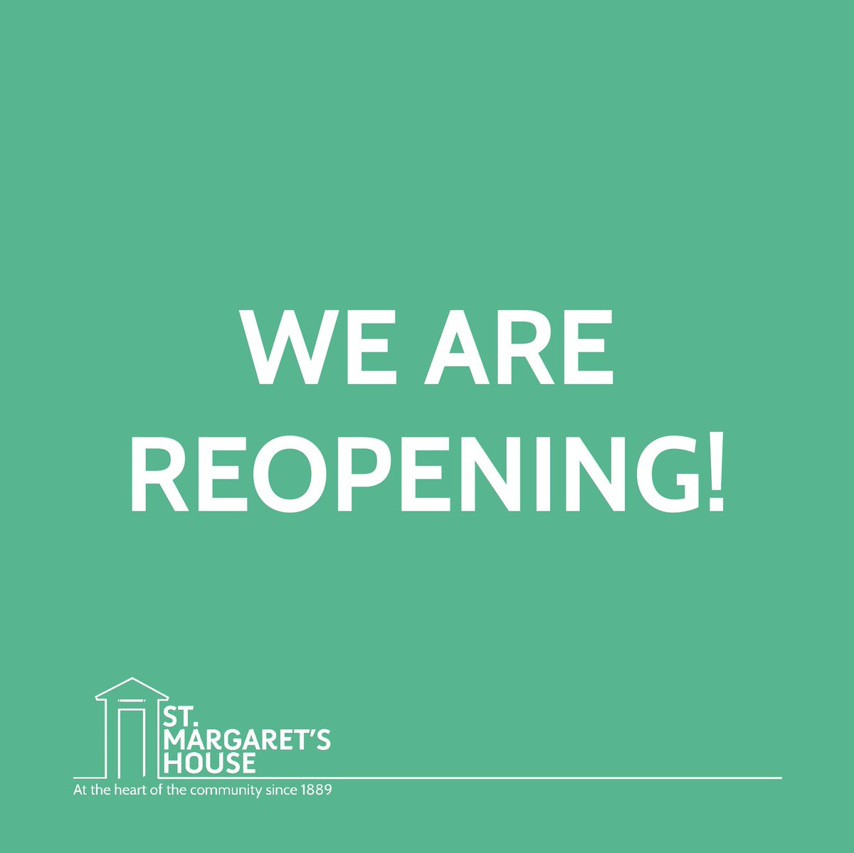We're overjoyed to announce that as of this Fri (17th) we're reopening! We want to keep everyone safe so we're opening on reduced hours w/ social distancing, but we can't wait to welcome you back! bit.ly/2Ce7tIZ @RomanRoadLDN <a href="/FunPalaces/">Fun Palaces</a>