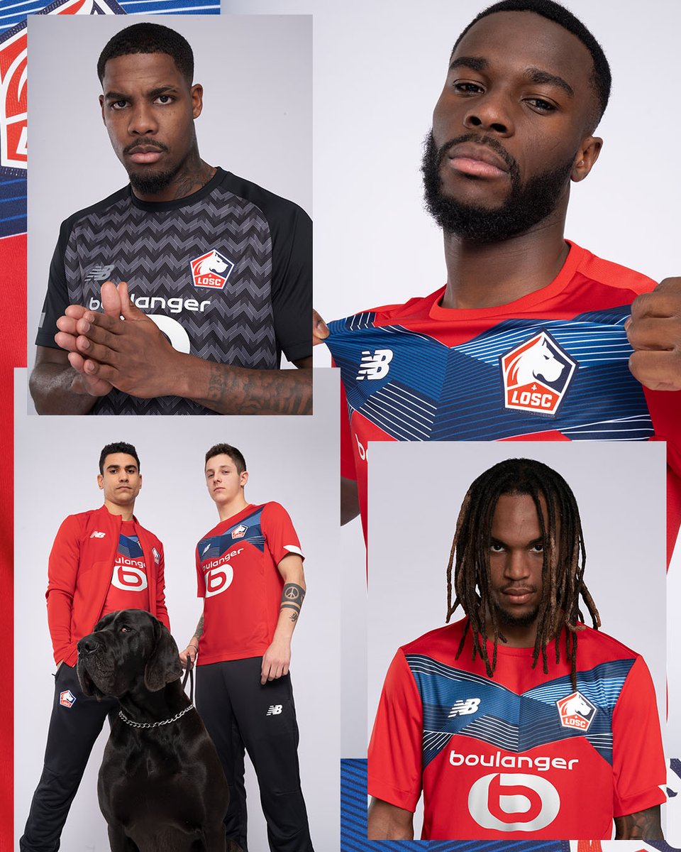 ActuFoot_'s tweet photo. Le LOSC dévoile son nouveau maillot domicile. 🔴🔵 

Vous aimez ? 🤔 https://t.co/epFoUm4RkU