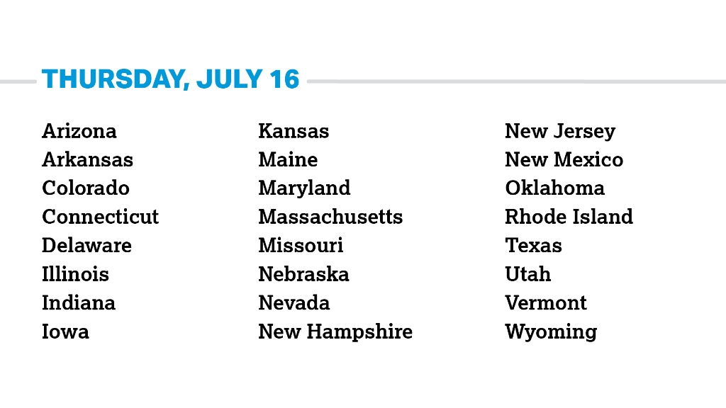 AP_Trevor's tweet photo. Most students in these states will have access to their AP Exam scores beginning tomorrow.

Students who tested in the June 22-30 exception window or submitted responses via the backup email option in any testing window should have scores by August 7. 

https://t.co/QV8hJEPNnm https://t.co/dO9mE7ZxoB