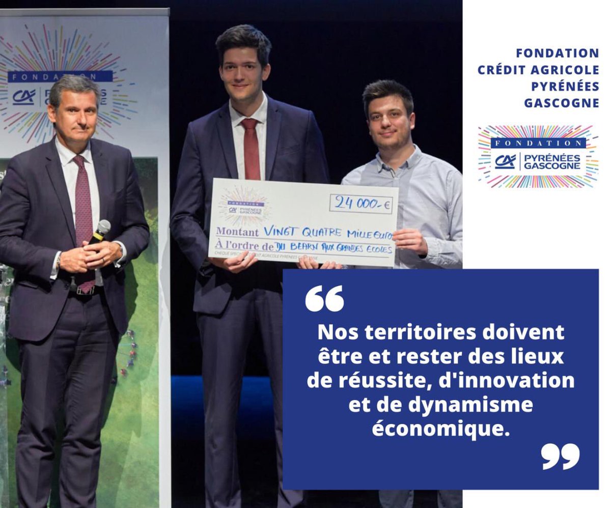 dbge_'s tweet photo. LES PARTENAIRES DE NOTRE FUTUR DISPOSITIF DE BOURSES 

La Fondation Crédit Agricole Pyrénées Gascogne a pour but d’aider concrètement les projets d’avenir qui font nos territoires car ceux-ci doivent être et rester des lieux de réussite, d’innovation et de dynamisme économique. https://t.co/yWcKiDf4xy