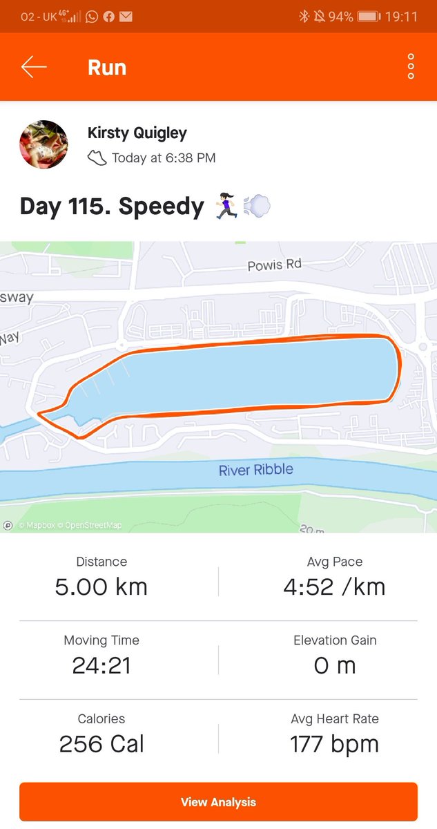 quigley_kirsty's tweet photo. Day 115 ... Where did that speed come from 🤷🏻‍♀️💥✌️ putting it down to my new sexy socks from @absolute360 💃 4 Day weekend now #wineandchill 🥂 #quitelikerunningtoday #runstreak #runningmotivation #runningchick https://t.co/HbrGlD0h0L