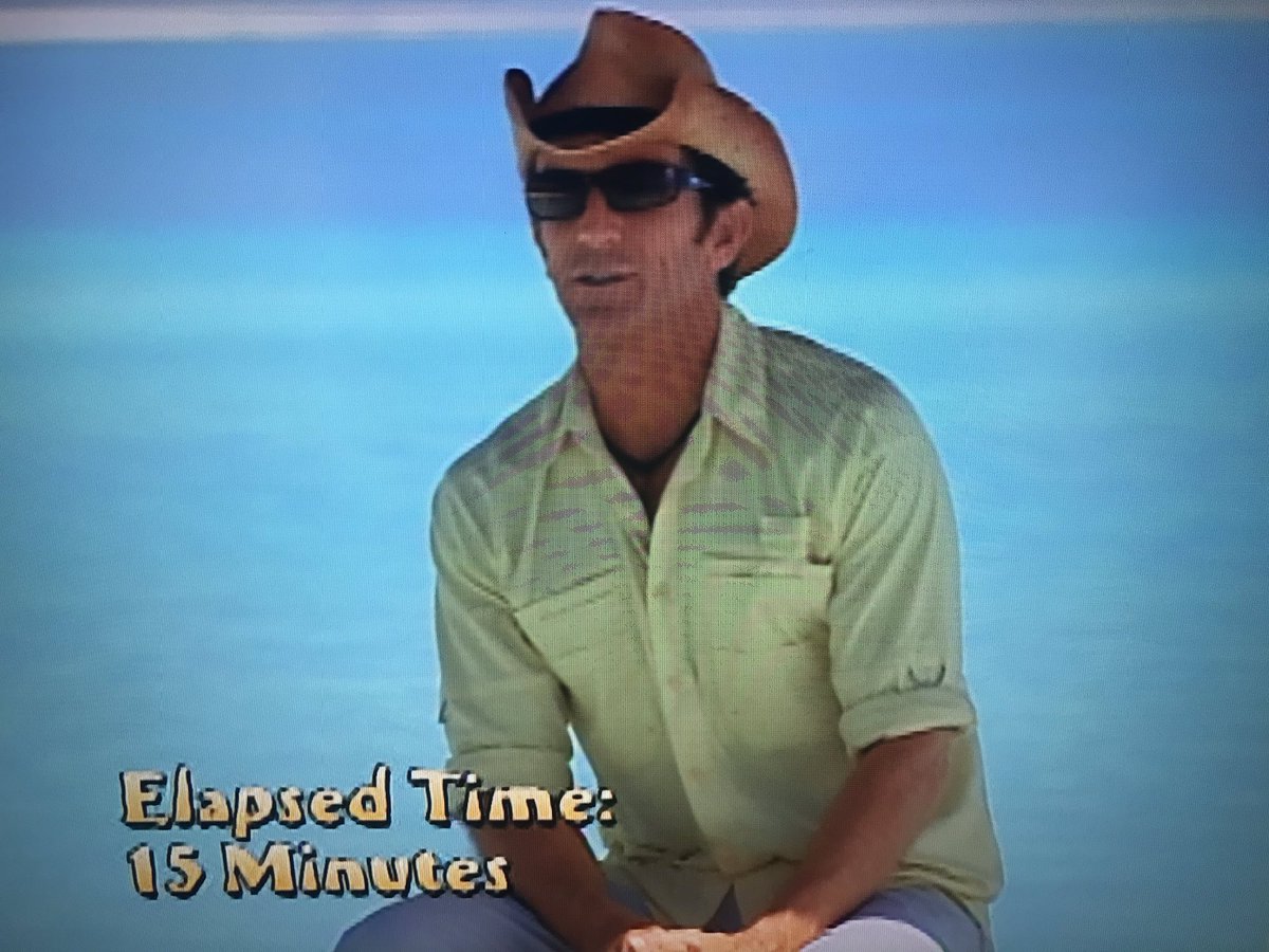 My favorite Probst look of the season. The hat, shades, and a very brightly colored shirt. Clearly, he dug deep for this challenge.