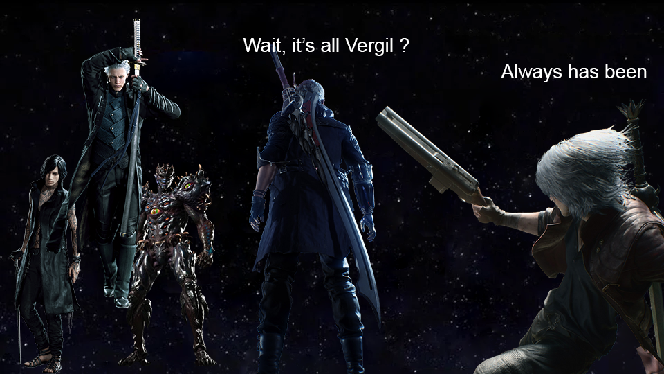 YearsOfMidna's tweet photo. Finishing DMC5 for the first time be like https://t.co/tFcQKHc1v7