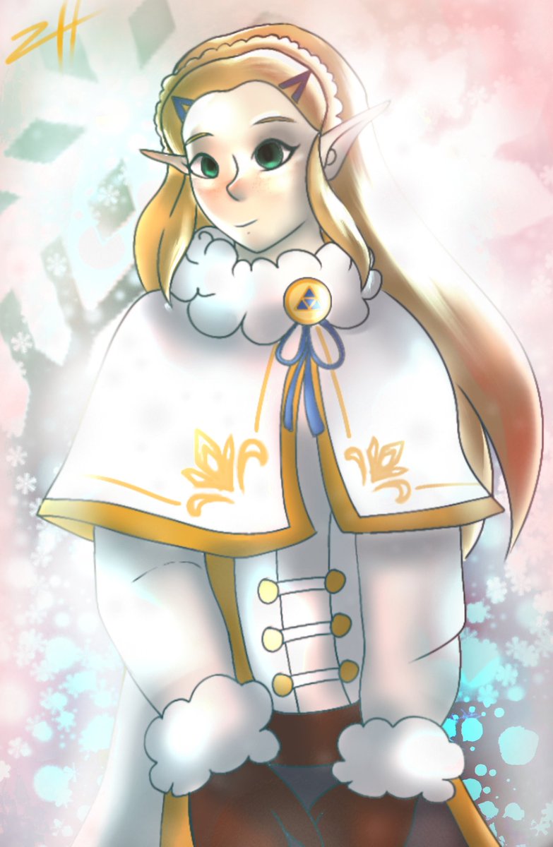 zhstudioart's tweet photo. #Zelda from #BOTW DLC pack memory. Her winter coat is so cute and #stylish. Drawn on #ibisPaintX.

#artistsoflegend #LegendOfZelda #winter #snowflakes #digitalart #ArtistOnTwitter https://t.co/lxGC6qUdoa