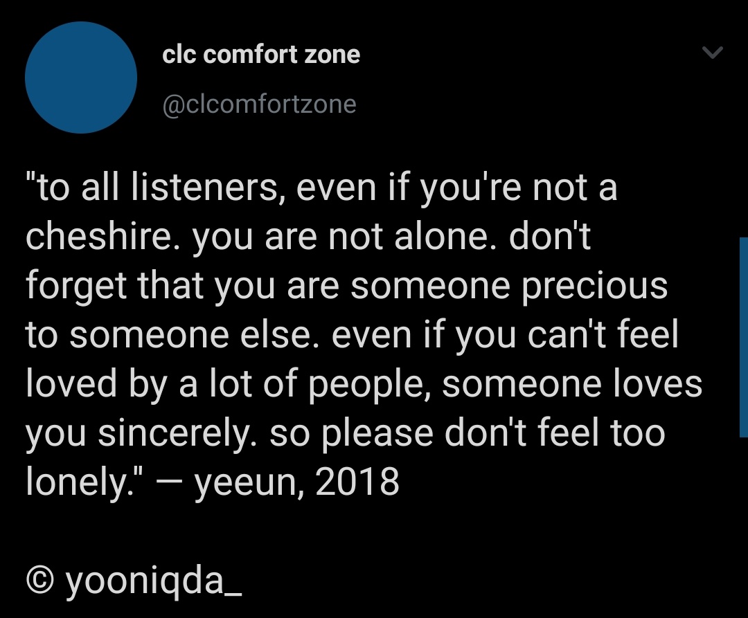 you don't have to stan clc or even like them if you dont feel it but please stop spreading misinformation about them or saying mean things to them and under their posts, if you want to know more about them here is a thread of reasons to stan clc:  https://twitter.com/chsnnasorn/status/1208919151890305024