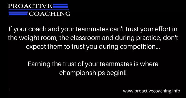 KParkGirlsXC_TF's tweet photo. Trust is earned. Coach to athlete, and athlete to coach. #twowaystreet #TrustTheProcess #ForThePark #ForEachOther #ForYOU #make2020great #donewithnegativity #WednesdayVibes #GoodVibes ๐๐คโ๏ธ https://t.co/76RpQTpWHA