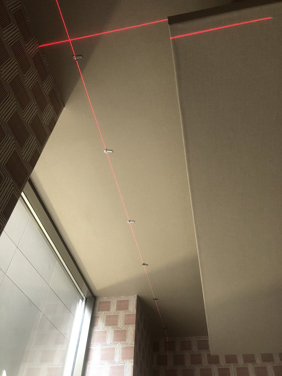 We love doing the whole install thang with bright shiny lasers!!!! #hotels #london #installs