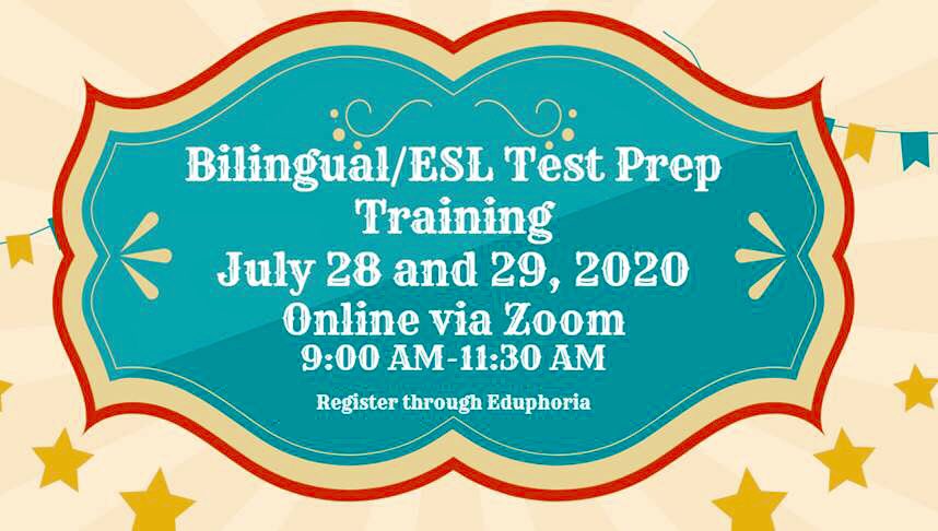 Bilingual/ESL certification Test Prep: NEW date! Follow the link to enroll through Eduphoria tyler.schoolobjects.com/wshop/default.…         @tylerisdlearn  #EmbracingELs