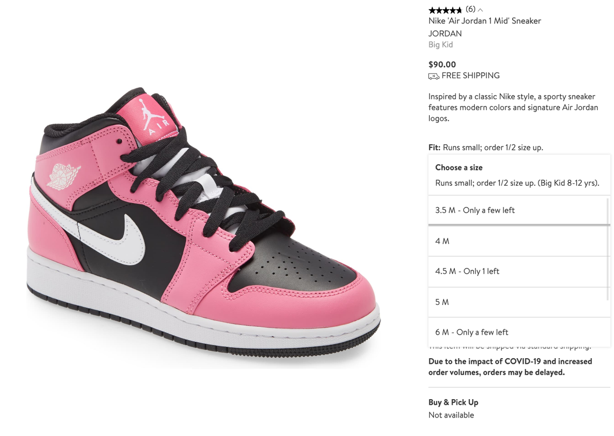 air jordan 1 nordstrom