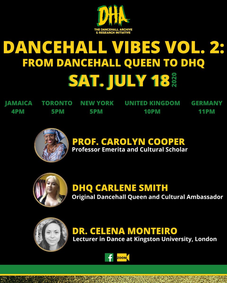 danchallarchive's tweet photo. WE’RE BACK!!! 🗣⁣
Tune in this Saturday for a most exciting installment of Dancehall Vibes! 🔊⁣
⁣
We’ll be discussing the evolution of the Dancehall Queen with some of your favourite experts! ⁣😁
⁣
Register here: https://t.co/DGWhwUqDnm https://t.co/ohkR2967Ux