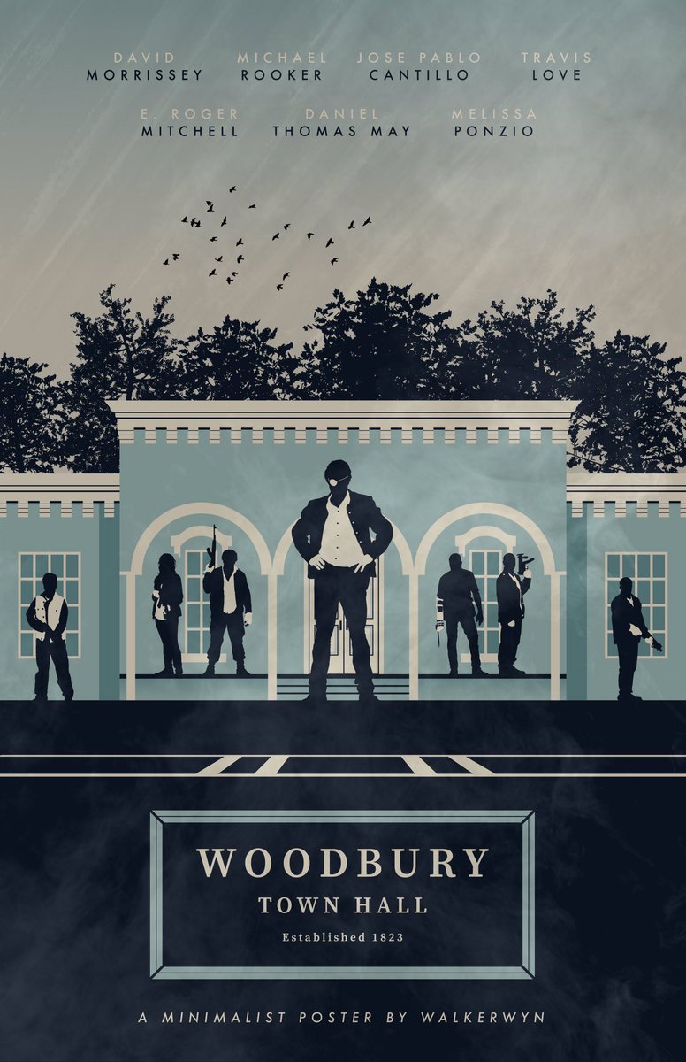 wynthewalker's tweet photo. I told myself before I resumed commissions, I would design something for myself. So here it is! My minimalist tribute to Woodbury community. Hope you enjoy! 🙌🏼

{#TheWalkingDead #TWD #Woodbury @WalkingDead_AMC @TheWalkingDead} https://t.co/ZEdDKB67Xm