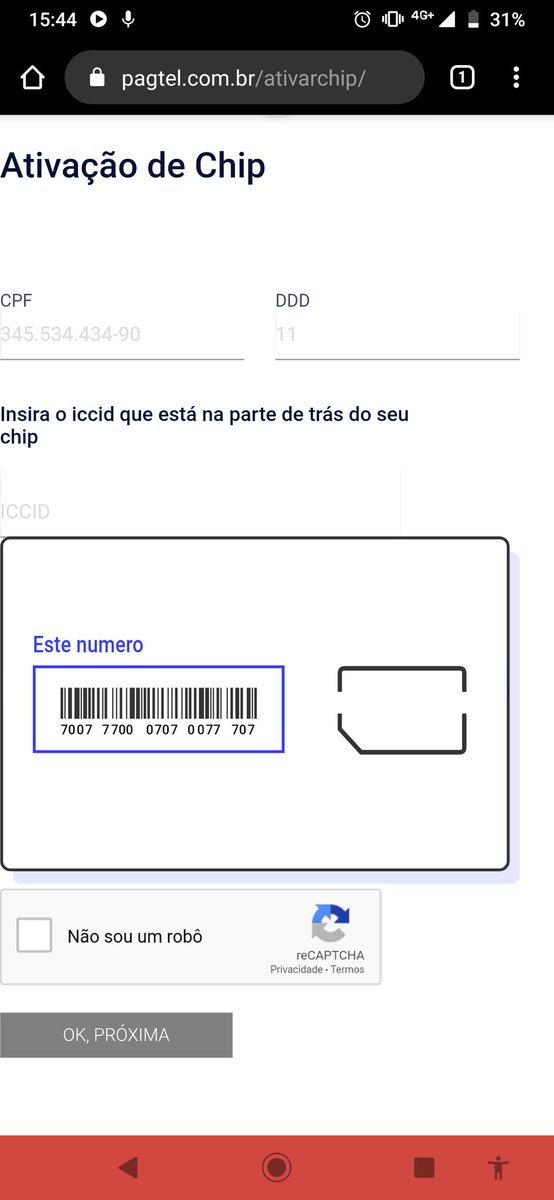 DanFrancyscko's tweet image. Para quem quer ativar seu chip Intercel #intercel @Bancointer