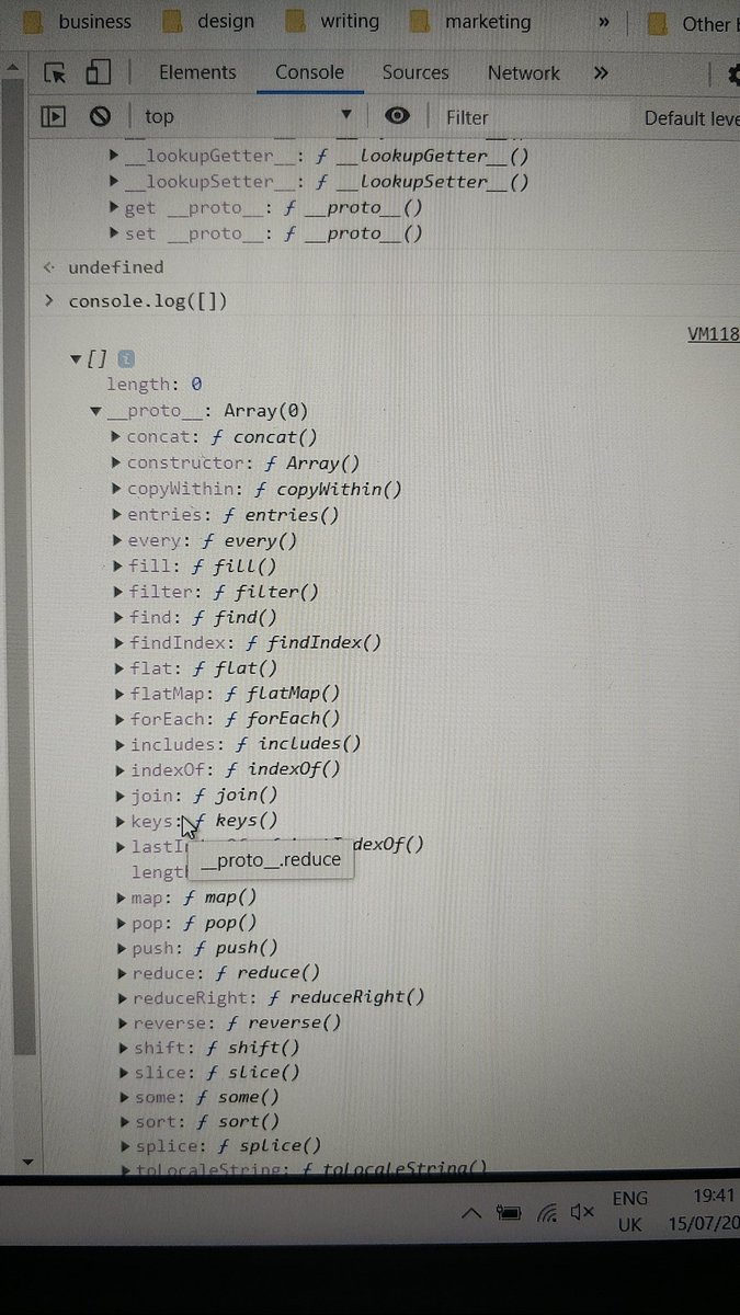 aoadeleye's tweet image. Finally grasped that these are all the functions that can act on this value i.e [].

#JustJavascript
