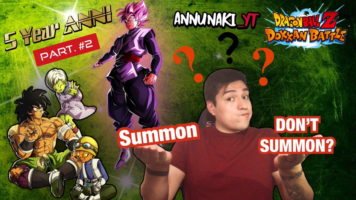 youtu.be/RV6_3JN7pWI See you try to sign for the new LR Broly, Cheelai and Lemo W/ LR Goku Black Rośe?! What’s coming for PART 2 of the 5 Year Anniversary!? Click on the link and check out the 🚨NEW VIDEO on my YOUTUBE!!!🔥🔥🔥🔥 🚨