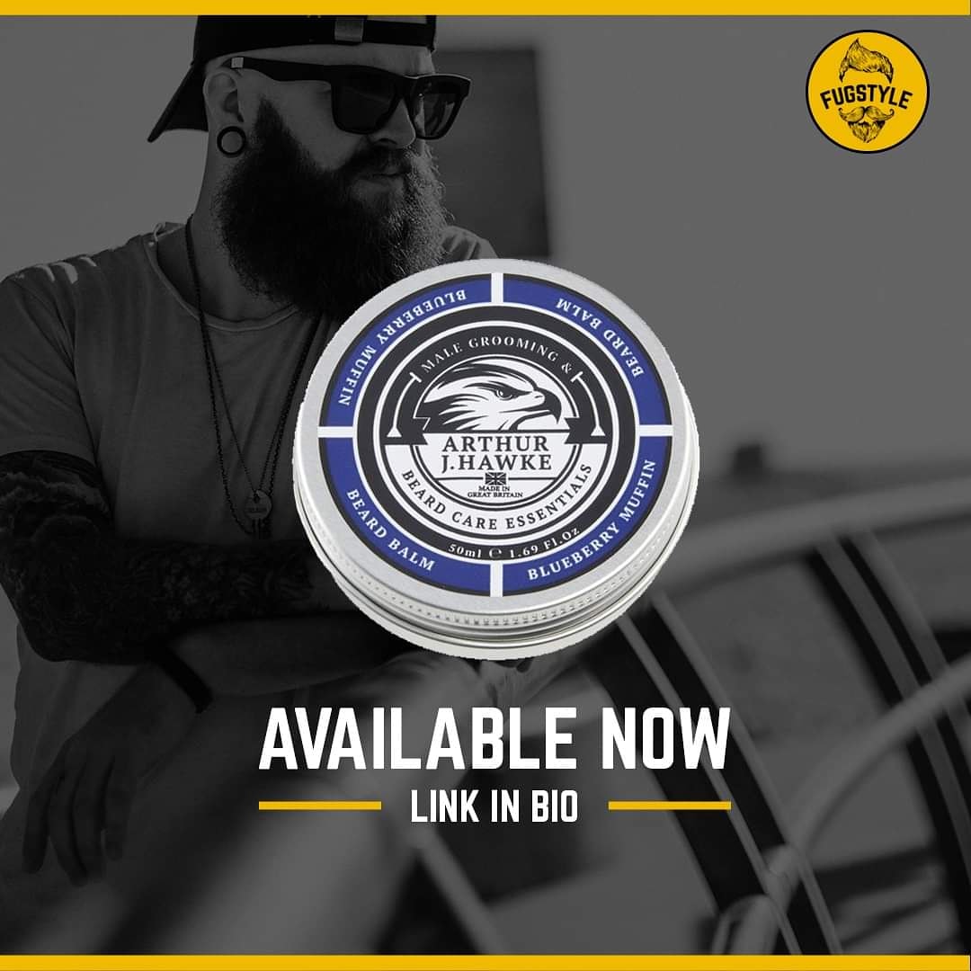 THE best smelling beard balm in the wor is now available in the @fugstyle shop. 🤟

Arthur J Hawke's amazing Blueberry Muffin scent is one you must have in your grooming kit. 🔥

Get yours now. 👇
fugstyle.com/product/beard-…

#fugstyle #malegrooming #badassbeard