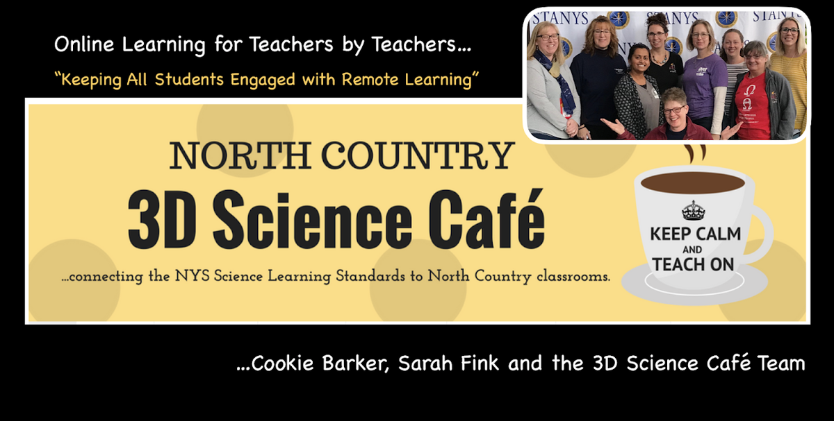 We are excited to unveil our new website at 3dsciencecafe.org AND invite you to join us in our upcoming online workshops, "Keeping All Students Engaged with Remote Learning." See more: 3dsciencecafe.org/professional-l… @stanysorg @nysmtp #nyssls #ngss #blendedlearning