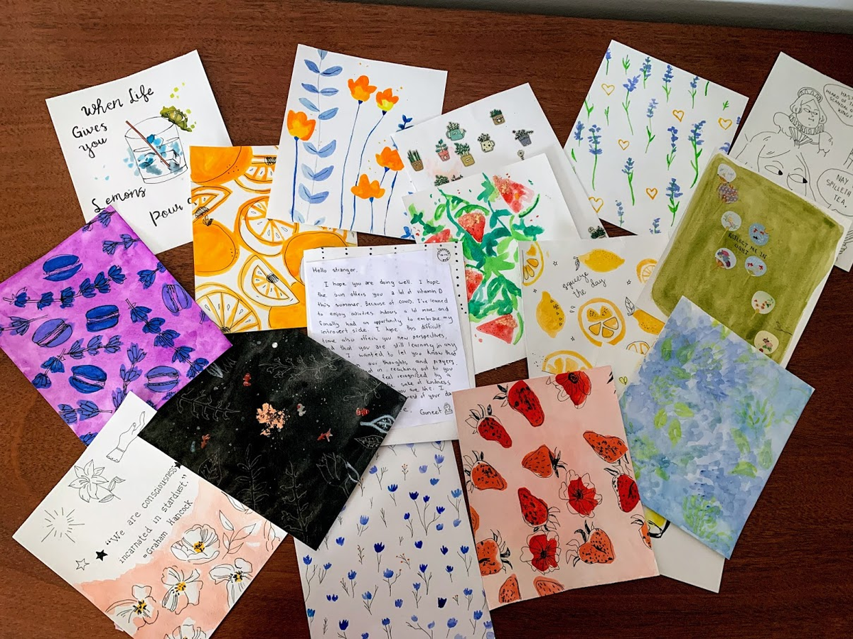 joingenhelp's tweet photo. Such beautiful cards created by Guneet! Thank you!

We are collecting cards and artwork and sending them to older adults in long term care homes!

Join in: https://t.co/Lg8r0eIOGR 

#communityaffections #covid19 #yyc #calgary #volunteering https://t.co/FBfzliioMH
