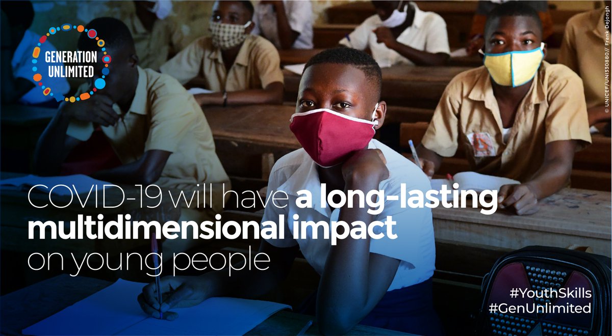 unicefcameroon's tweet image. It is time to respond, recover, and reimagine a skilled world fit for every youth! 
#YouthSkills 
#GenUnlimited 
#WYSD2020