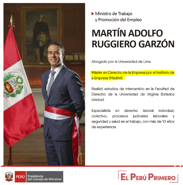 elcholaco's tweet photo. Sobre los estudios del ministro de Trabajo, Martín Ruggiero:
1. La PCM dijo que tenía un diploma de Administración de Empresas por el Instituto de Empresas Business School Madrid. 
2. Horas después, el diploma se convirtió en máster.
3. Sunedu no consigna ningún máster en España. https://t.co/mkYeZ0lhYM