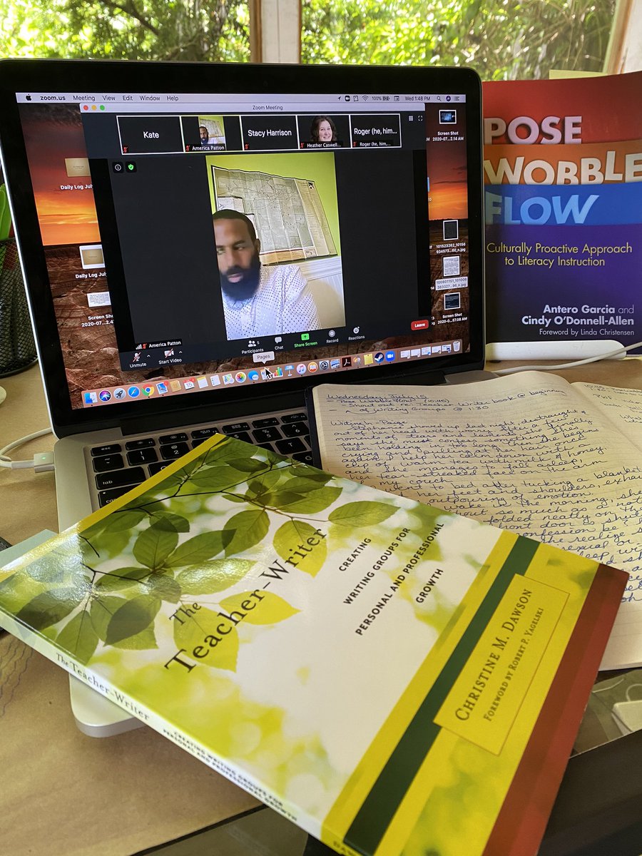 FHWP's tweet photo. Our 2020-2021 Invitational Leadership Institute is in full swing. Taking a little time to write &amp; discuss our writing this afternoon before our fellows continue work on their #inquiryprojects 

@hcaswell @rcaswell @iCoachKate @LibrarianStacy https://t.co/XCKk33YupZ