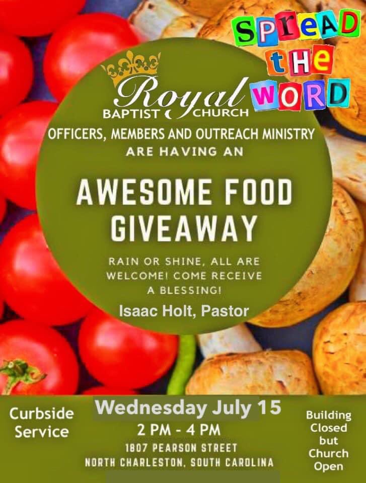 mad_usainc's tweet photo. Happening today! Please share to those in need! We must continue to stick together! We shall get through this pandemic! 💜 https://t.co/XIN4Vxbx93