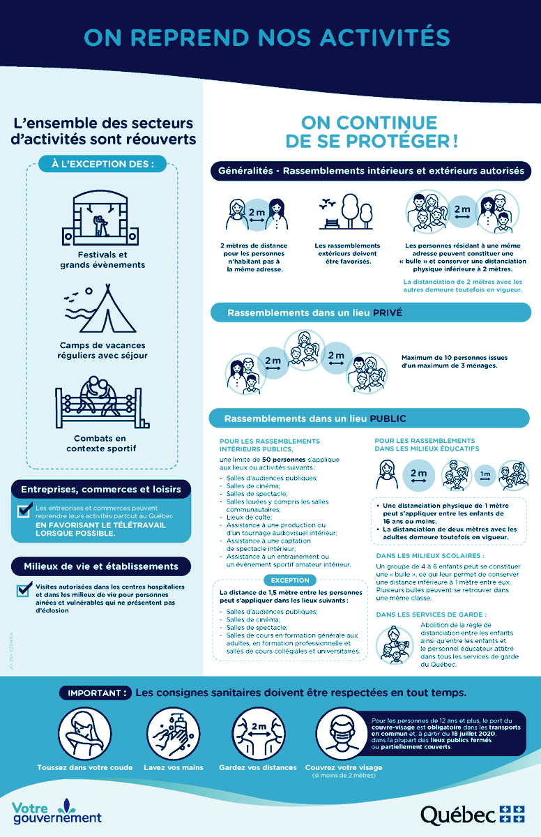 Dessercom's tweet photo. Nos opérations des services de paramédics et de transport médical se stabilisent à travers le #Québec. Depuis plusieurs semaines, Dessercom se prépare à la possible seconde vague de la #COVID19. Continuons de se protéger!

https://t.co/Y4A2SRNB5d https://t.co/m4FzIs5DKa