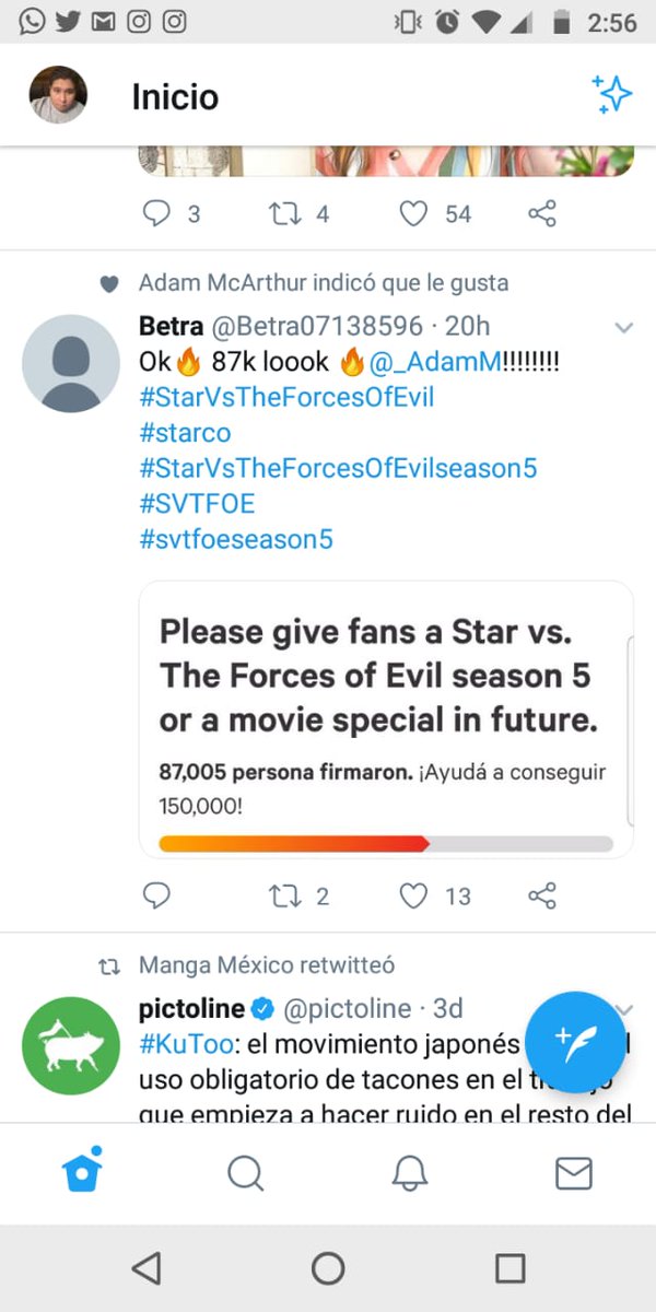 StarvsOf's tweet photo. These are old but please guys, let's not lose our spirit #SaveSvtfoe 🙏 Disney may be sitting planning on other things because he thinks we gave up, but it isn't, you don't want to hurt Daron right? she believes in fans! #StarVsTheForcesOfEvil https://t.co/qVAxZmtosk