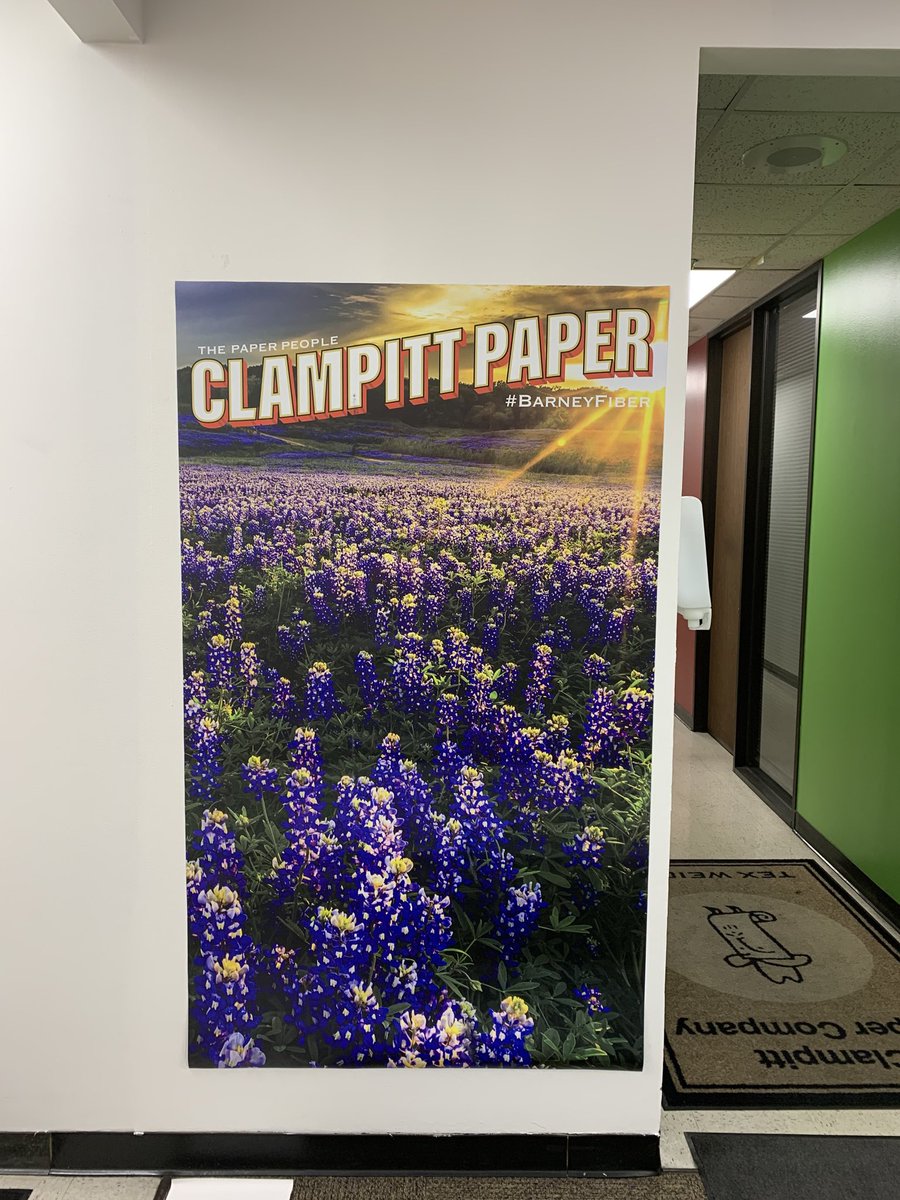 RobTysdal's tweet photo. Ever wanted to change out a graphics on the fly? Try out #newlifemagnetics Next time you visit ⁦@BarneyFiber⁩ Houston take a selfie with our changeable backgrounds! #barneyfiber #thepaperpeople #wideformatwednesday #mimakiuvprint #magneticpaint #familyrunsince1941 https://t.co/AkJ3jCHR86