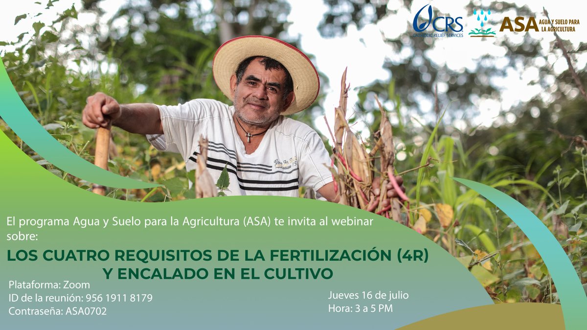 Agua y Suelo para la Agricultura tweet media