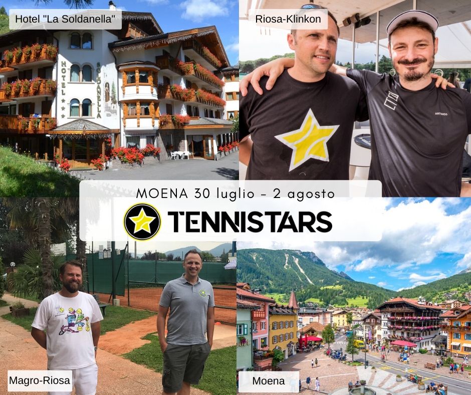 La formazione personale unita alla crescita tennistica. Aggiungere nuove competenze umane e sportive in un solo weekend lungo. Possibile con Walter J. Klinkon , il mago della formazione, quello dei Webinar Lunch e i maestri Riccardo Riosa head coach di tennistars e Marco Magro…