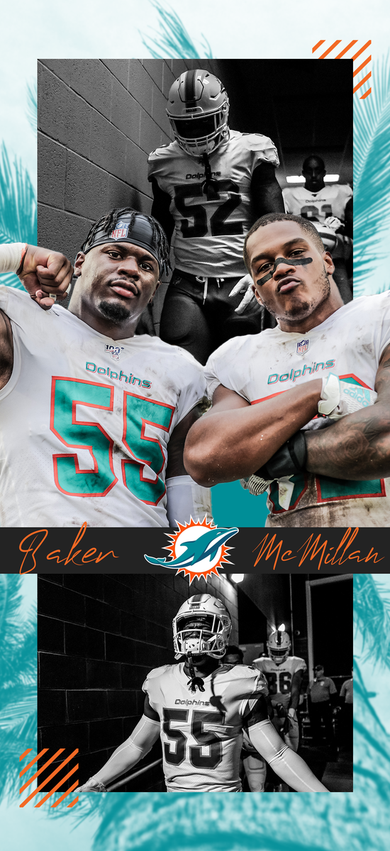 MiamiDolphins's tweet photo. Buckeye Bros 😎

#WallpaperWednesday https://t.co/LszYxEa81r