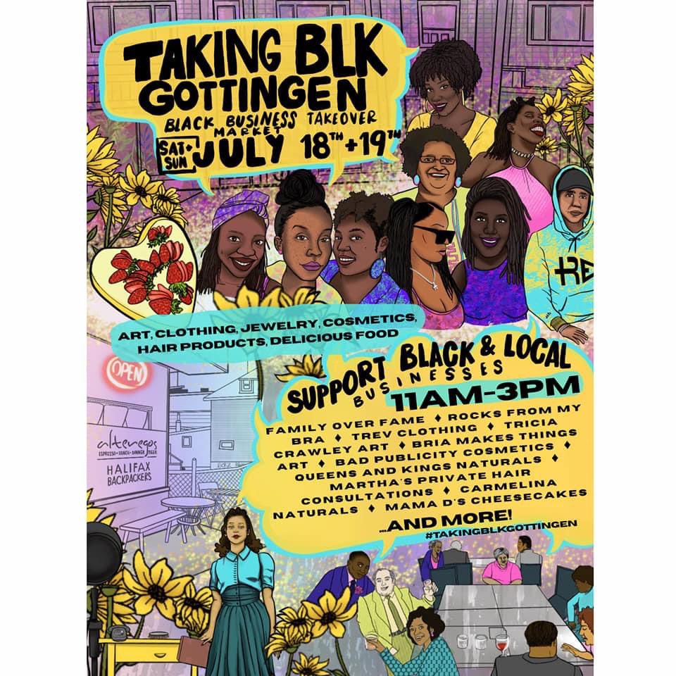 PropellerBeer's tweet photo. This weekend we’ll be hosting Hibiscus Specialty Foods for Jamaican food at our Gottingen location as part of #TakingBLKGottingen for the last weekend of #ReOpenCity. Lots of great spots to shop all along Gottingen. https://t.co/v6tniiVeOG