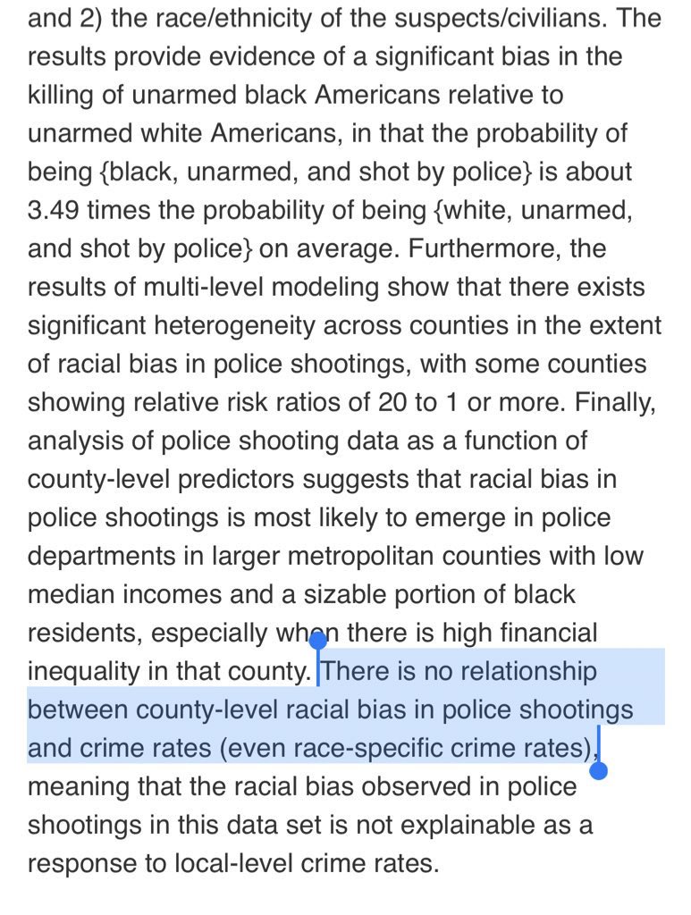 Here’s another study finding the same conclusion re: crime rates and police violence.  http://bit.ly/1IaGmul 