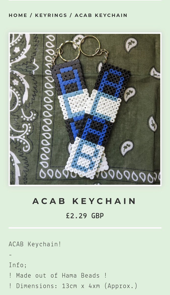 ACAB KeychainPrice: £2.29