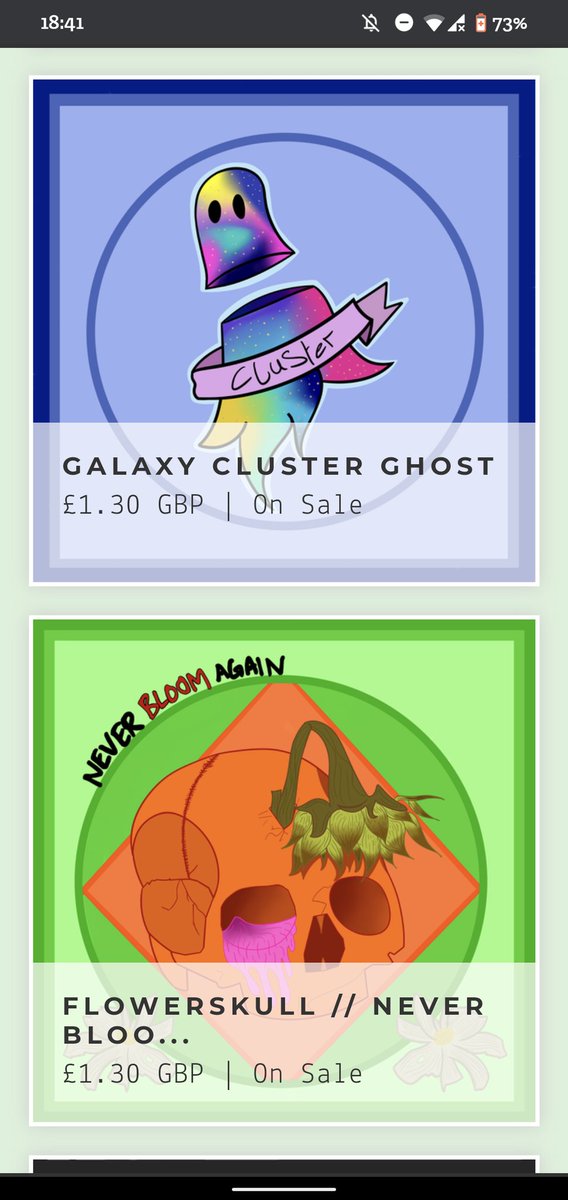 Also ALL of my prints are £1.30 or less !!