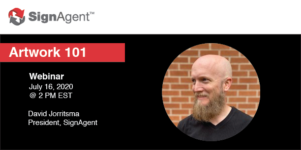signagent's tweet photo. Less than 24 hours left to sign up for our Artwork 101 Webinar with #SignAgent founder David Jorritsma! Want to learn more about the basics of text, symbols, and color?  Be sure to sign up for this session, July 16, 2 PM EST.

https://t.co/GBbsZmua0h

#DoBetterWorkFaster https://t.co/6EygXko9co